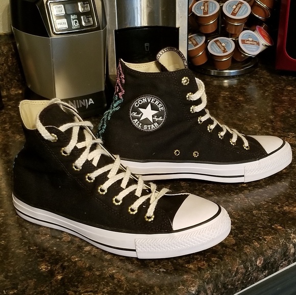 Firm price converse black sneakers 9 - Picture 3 of 8
